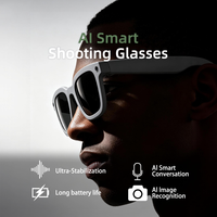 Gafas Inteligentes con IA Ultraligeras de 42g, Personalizadas OEM ODM, con Cámara de 8MP, Video de 1200P, Software Antivibración y Audio de Oreja Abierta para Negocios