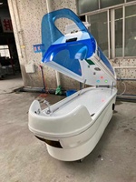Sauna de ozono moderna, rayos infrarrojos, fotones, vapor seco/húmedo, agua, masaje corporal, terapia de desintoxicación, cápsula de hidroterapia, cama, Spa, bañera, Hotel