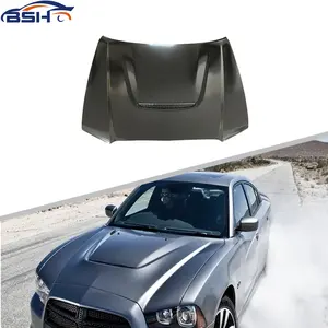 Upgrade to SRT Style Manufacturer Sheet Metal Stamping Aluminum Accessories Engine Hood For Dodge Charger 2008-2014