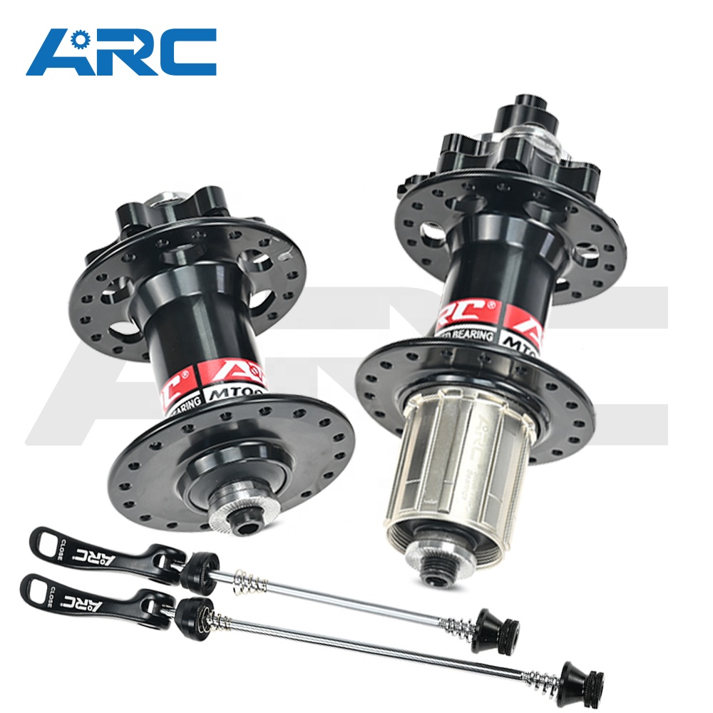 MT 001F R 36h Red MTB Bearings Hubs ARC High Quality Cheap Bicycle Hubs Black 32h Mountain Bike Hub 100 135 ARC Bicycle Parts