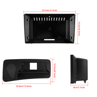 Podofo 2 Din 9 pouces Android voiture stéréo 4 + 64G sans fil Carplay Android Auto pour Volvo S80L 2006-2010 GPS RDS WIFI personnalisation