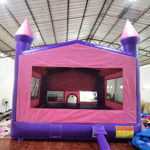 Château gonflable de 13x13 pieds avec bannières amovibles en velcro, château gonflable en PVC de qualité commerciale pour les fêtes d'enfants, garantie de 3 ans - Product Image 4
