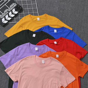 T-shirt pour homme de qualité supérieure, 200 g/m², prix compétitif, impression personnalisée du logo, coupe ample, coton confortable, couleur unie, avec étiquette - Product Image 3