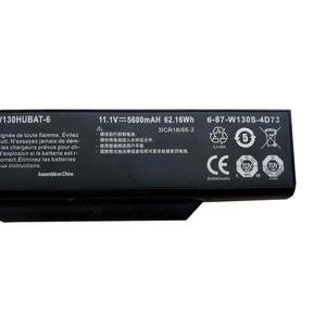 Dung lượng cao 11.1V 62.16wh W130HUBAT-6 Pin máy tính xách tay cho <span class=keywords><strong>clevo</strong></span> w130ev w130ew w130ex w130hu w130hv w130hx w255cew máy tính xách tay - Product Image 4