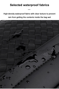 Borsa per Cosmetici da <span class=keywords><strong>Uomo</strong></span> Professionale all'Ingrosso, <span class=keywords><strong>in</strong></span> <span class=keywords><strong>Pelle</strong></span> PU, Design Geometrico Moderno e Trendy, Astuccio da Viaggio per Toilette con <span class=keywords><strong>Tracolla</strong></span> - Product Image 5