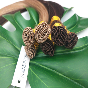 Prodotto per i <span class=keywords><strong>capelli</strong></span> di nuovo arrivo dritto virgin handtied trama estensioni <span class=keywords><strong>dei</strong></span> <span class=keywords><strong>capelli</strong></span> - Product Image 4