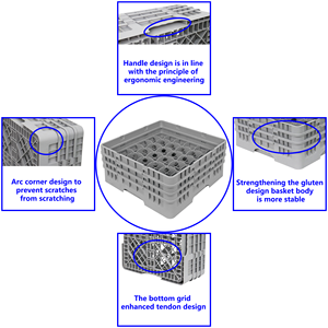 JOIN Commercial <span class=keywords><strong>Rack</strong></span> Cuisine Plaque De Rangement Organisateur Égouttoir À Vaisselle Pour Restaurant Hôtel Cuisine En Plastique Porte-Verre À Vin - Product Image 2