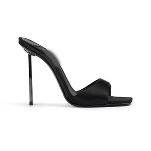 Nouvelles mules de soirée pour filles 2026, motif zèbre, talon métallique, sur mesure, haute qualité - Product Image 5