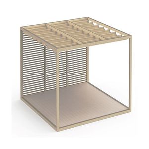 Auvent en aluminium à lames orientables ACE, facile à assembler, pour terrasse, couverture de patio, toit de carport, kits d'auvent, pergola, design Lou - Product Image 2