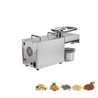 Presse à huile miniature 6 kg/h pour l'extraction d'huile de sésame, d'arachide et d'olive, adaptée à un usage domestique