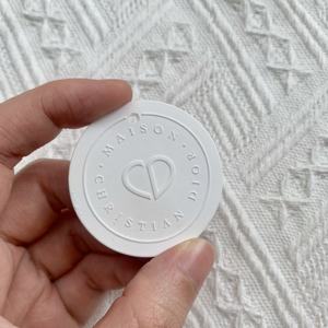 Difusor de aroma de piedra de yeso redondo, ambientador de aroma de alta calidad para coche - Product Image 3