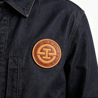Écussons en cuir PU écologiques personnalisés, étiquettes thermocollées pour vêtements, chapeaux, accessoires de couture, fabricant OEM