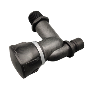 Robinet de jardin et de salle de bain en plastique Yunsu, modèle spécial à prix réduit, 1/2 pouce, cartouche en céramique, noir - Product Image 2