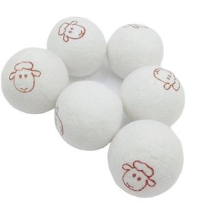 100% New Zealand Organic Wool Dryer <strong>Balls</strong> Anti-Wind Home Laundry Felt <strong>Ball</strong> Static Removal 7cm Size Cotton Bag for <strong>Washing</strong> - Product Image 2