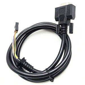 جودة عالية RS232 المسلسل D-Sub VGA DB9 9pin ذكر إلى دوبونت PH2.54 2*5P 2Row 10pin أنثى محول الأسلاك تسخير كابل 1 متر - Product Image 4