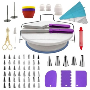 Kit de Decoración de Pasteles Multifuncional de 106 Piezas, Juego de Soporte Giratorio para Pasteles, Tubo de Repostería, Herramienta para Fondant, Suministros de Repostería para Cocina - Product Image 6