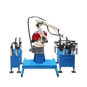 HWASHI 6 Axis Industrial TIG Arc Welding Robot Arm For Welding Oven Glide Wire Rack