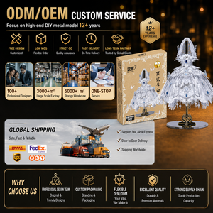 Kit <span class=keywords><strong>de</strong></span> Modelo <span class=keywords><strong>de</strong></span> Rompecabezas Metálico 3D DIY <span class=keywords><strong>de</strong></span> Edición Limitada, Educativo, Venta al por Mayor, Personalizado, Juguete STEM, Regalo, Directo <span class=keywords><strong>de</strong></span> Fábrica, OEM, CE EN71 - Product Image 3