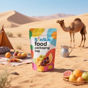 Custom Digital Printed Low MOQ Recyclable Plastic Reusable Stand up Pouch Seal <b>Bag</b> Food Packaging Zipper Lock <b>Bag</b> for Pet Food - Product Image 2