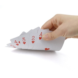 <span class=keywords><strong>Le</strong></span> mini carte da gioco jumbo poker personalizzate all'ingrosso due volte 4 6 9 volte possono scegliere la stampa colorata per un divertente gioco da tavolo - Product Image 4