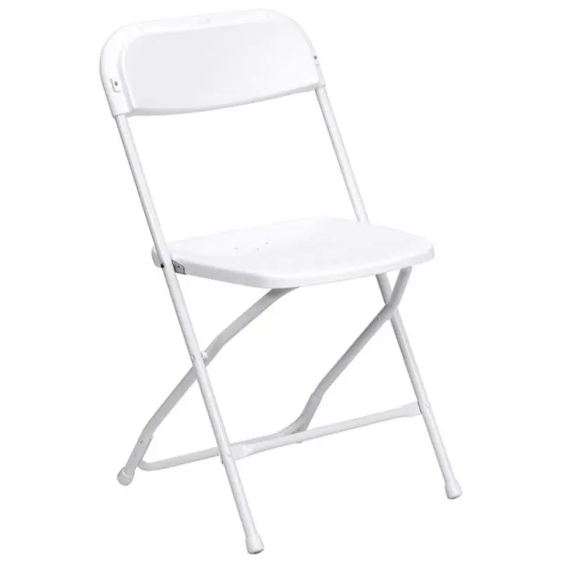 Toptan açık/bahçe sandalye Modern tasarım ziyafet beyaz katlanır sandalyeler düğün olaylar için