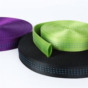 Fettuccia in <span class=keywords><strong>Nylon</strong></span> per animali domestici in piombo personalizzato fettuccia in <span class=keywords><strong>Nylon</strong></span> resistente per animali domestici cinghia per guinzagli a 3 colori per cani e animali domestici - Product Image 5