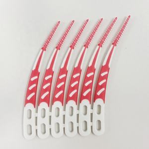 Palillo de dientes OEM con punta de goma de silicona, fácil uso, masaje de encías, palillos dentales suaves interdentales - Product Image 6