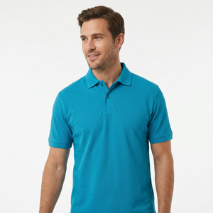 Camisas de Golf Personalizadas para Hombre, de Manga Corta, Color Sólido, Tallas Grandes, Tejidas, 100% Algodón, 220g, con Solapas Estampadas, Casuales y de Negocios - Product Image 6