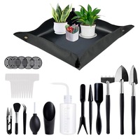 Set di attrezzi da giardino all'ingrosso per piantare 13 Pack attrezzi per piante con borsa attrezzi a mano Kit per Bonsai