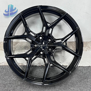 Jante en alliage style Vossen 17x7.5J ET35 5x112 PCD CB66.56 Noir brillant semi-mat en stock pour Audi Mercedes Volkswagen - Product Image 3