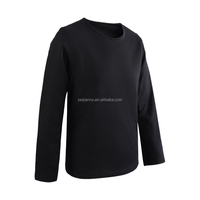 Chemise à col rond résistante aux coups de couteau, pull à manches longues en fibre UHMWPE PE, dissimulée, pour usage quotidien, randonnée en plein air, voyage, sécurité