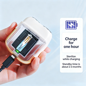 Novedad del Año del Caballo: Afeitadora USB Portátil - Carga Rápida de 1.5H, Batería de Larga Duración, 2 Cuchillas Adicionales y Cepillo CN1686 Batería Ultra Larga - Product Image 6
