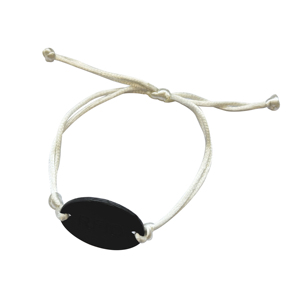Exquisita pulsera de cordón de nailon RFID con Chip avanzado ecológico de 13,56 MHz con etiqueta de cuero PU para hombres y mujeres modernos - Product Image 5