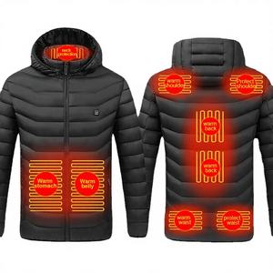 Chaqueta de Plumón Térmica Impermeable con Cierre y Calefacción de 2 Zonas Recargable por USB para Hombre y Mujer, Venta al por Mayor - Product Image 4