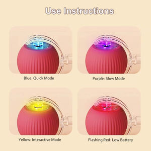 Smart Pet <span class=keywords><strong>Toy</strong></span> <span class=keywords><strong>Interactive</strong></span> per Interni Cane Smart Ball Giocattolo con Corda <span class=keywords><strong>Interactive</strong></span> Giocattoli per Gatti USB Caricabatterie a Palla per i Gatti - Product Image 4