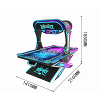 Machine de Hockey Aérien Interactif Commerciale OEM Personnalisée pour Enfants, à Monnayeur, 2 Joueurs, Équipement de Divertissement Sportif pour Enfants