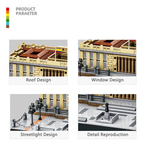 Wange 4230 Bloques de Construcción Creativos Modelo Plaza Bolívar, Juego de Bloques de Construcción Educativos para Niños, Juego de Juguetes de Plástico al por Mayor - Product Image 3