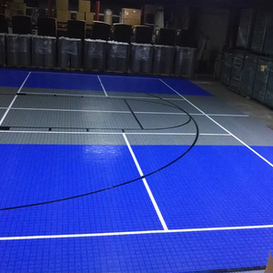 An toàn và không trượt thể thao ngoài trời sàn di động và có thể tháo rời lồng vào nhau PP pickleball sân vận động gạch lát sàn - Product Image 3