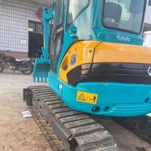 Mini-excavatrice sur chenilles Kubota KX155 d'occasion de haute qualité, fabriquée au Japon, à braquage zéro, 5,2 tonnes, à vendre à bas prix - Product Image 3