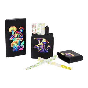 Portable Manual Modern Cigarette <b>Storage</b> Case for 5 Cigarettes Plastic <b>Material</b> with Customized Logo for - Product Image 1