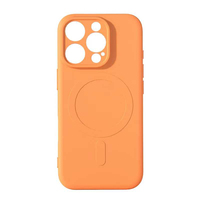 Funda Magnética de Silicona Líquida para iPhone 18 17 16 Pro Max, Color Sólido, Antigolpes, Protectora de Lente, Disponible en Stock