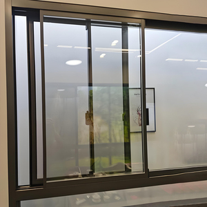 Ventana Corredera Moderna <span class=keywords><strong>de</strong></span> <span class=keywords><strong>Aluminio</strong></span> con Marco Estrecho y Recubrimiento en Polvo, Doble Acristalamiento y Mosquitera <span class=keywords><strong>de</strong></span> Acero Inoxidable para Cocina <span class=keywords><strong>de</strong></span> Lujo - Product Image 2