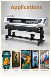 1.8m Single Head Eco Solvent <b>Printer</b> Large Format Inkjet Printing <b>Machine</b> for Flex Banner Vinyl <b>Sticker</b> Wholesale Price - Product Image 3