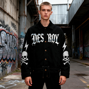 Vente en gros d'usine, veste bomber en polyester imperméable écologique personnalisée pour l'hiver 2026, streetwear pour hommes, hip-hop, service OEM - Product Image 1