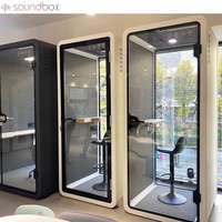 Cabine de bureau pour espace de travail mobile intérieur insonorisé petite cabine de bureau téléphonique nacelle de réunion 900x840x2140
