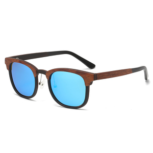 Multi Color TAC Polarized Acetate Wood UV400 Unisex Sunglasses - Product Image 2