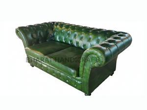 Sofá de Dos Plazas con Alas, Diseño Elegante Tapizado, Respaldo Alto Cómodo, Reposabrazos con Alas, Elegante y Duradero, Perfecto para la Sala de Estar - Product Image 4