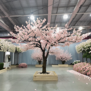 Árbol de Flores de Cerezo Artificial Resistente a los Rayos UV, en Maceta de Plástico, Decoración para el Hogar, Jardín y Cafetería - Product Image 6