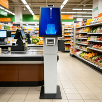 Terminal de point de vente pour restaurants, borne de commande numérique intelligente, borne de service en aluminium, borne de paiement en libre-service