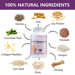 OEM/ODM CE ISO Marque Privée Capsules de Compléments Alimentaires Naturels pour des Fesses Volumineuses, Remontées et Magnifiques, Sans <span class=keywords><strong>Effets</strong></span> <span class=keywords><strong>Secondaires</strong></span> - Product Image 6